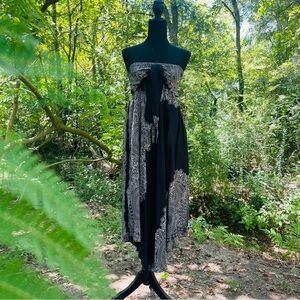 Thai Bangkok Pants Brand Ethnic Boho Tribal Dress / Skirt ONE SIZE